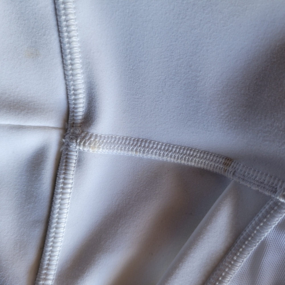 Lululemon white mesh leggings